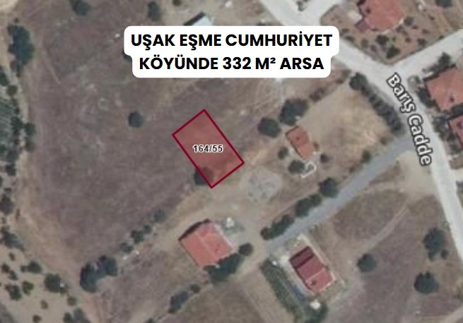 UŞAK EŞME CUMHURİYET KÖYÜNDE 332 M² ARSAMIZ SATILIKTIR. - UŞAK EŞME fotoğraf 3